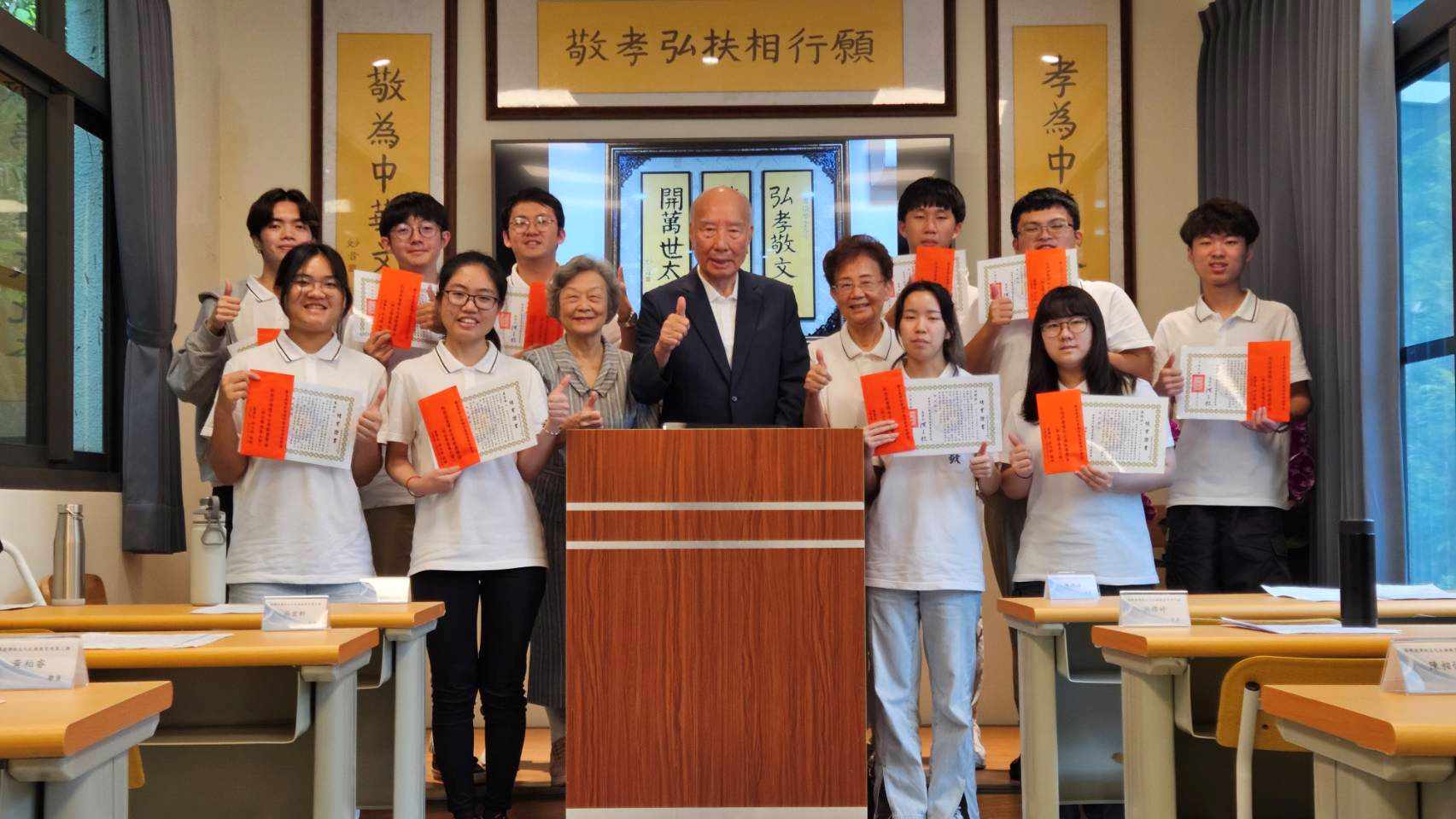 孝敬學堂儒釋道傳統文化札根教育班，學員深入寶山收穫滿滿結業