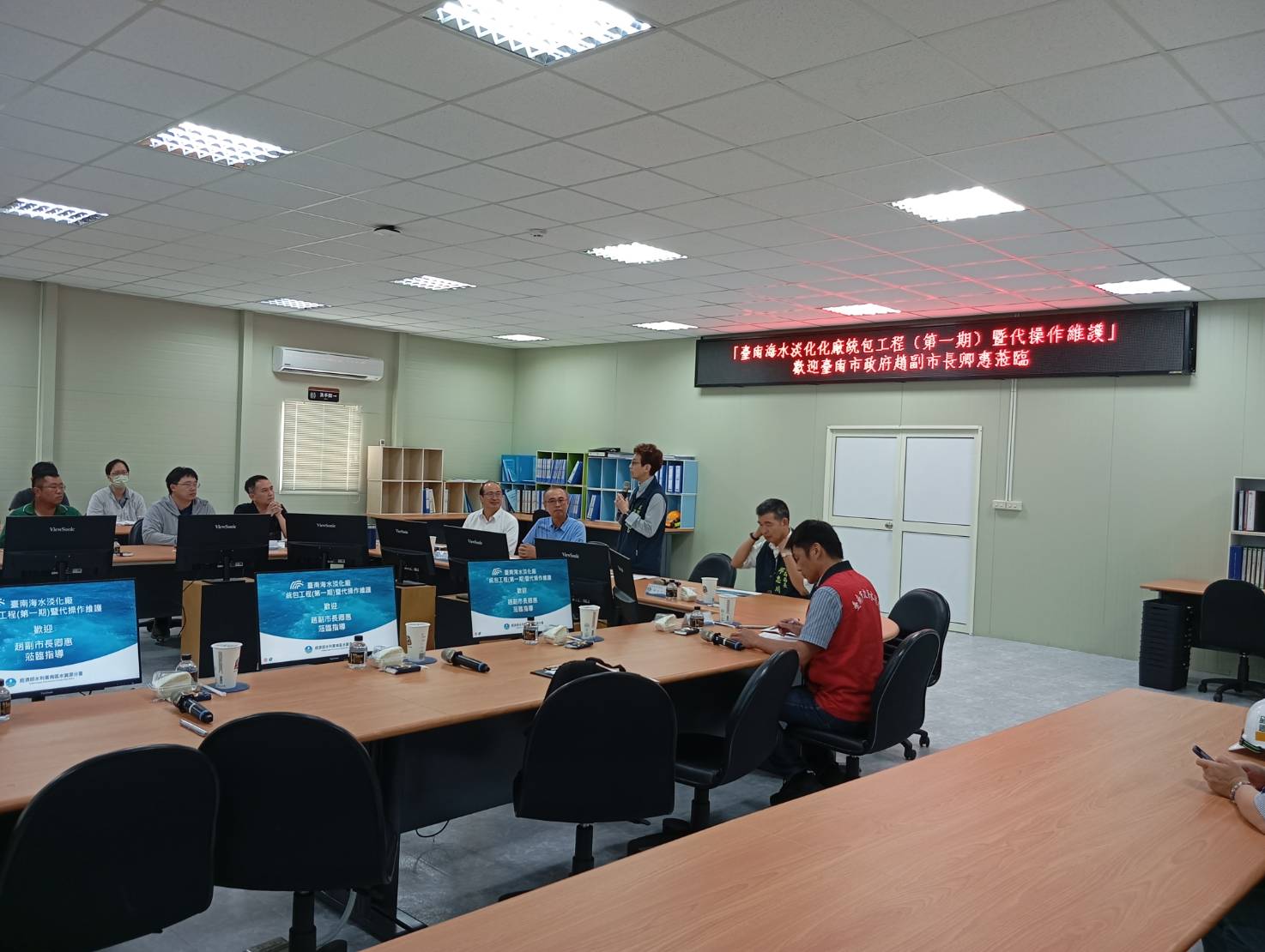 台南市多元布局強化供水韌性 趙副市長視察將軍海淡廠工程進度