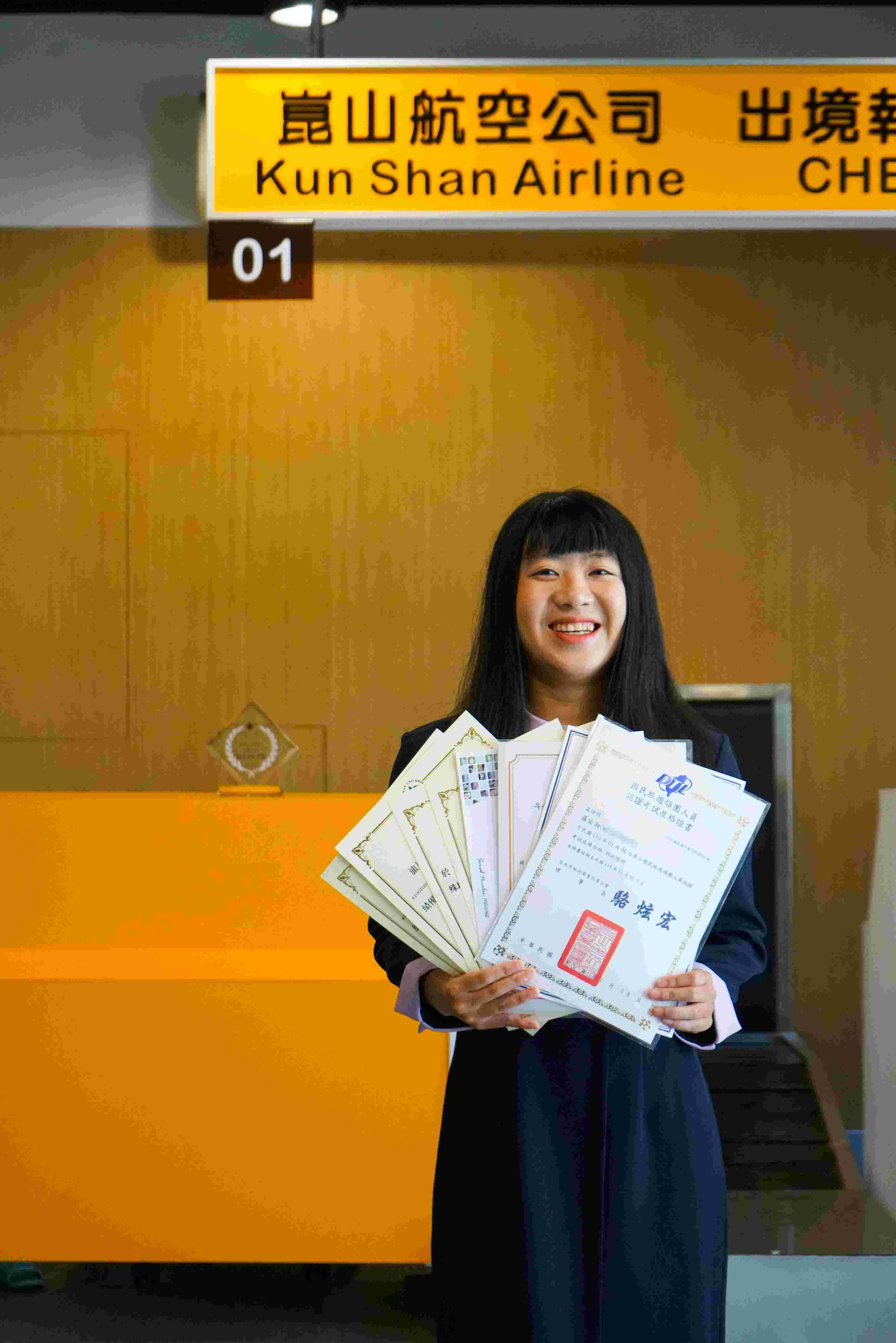 崑山科大旅遊系羅諭湘與「礙」共存 兼顧打工學業譜寫動人生命樂章