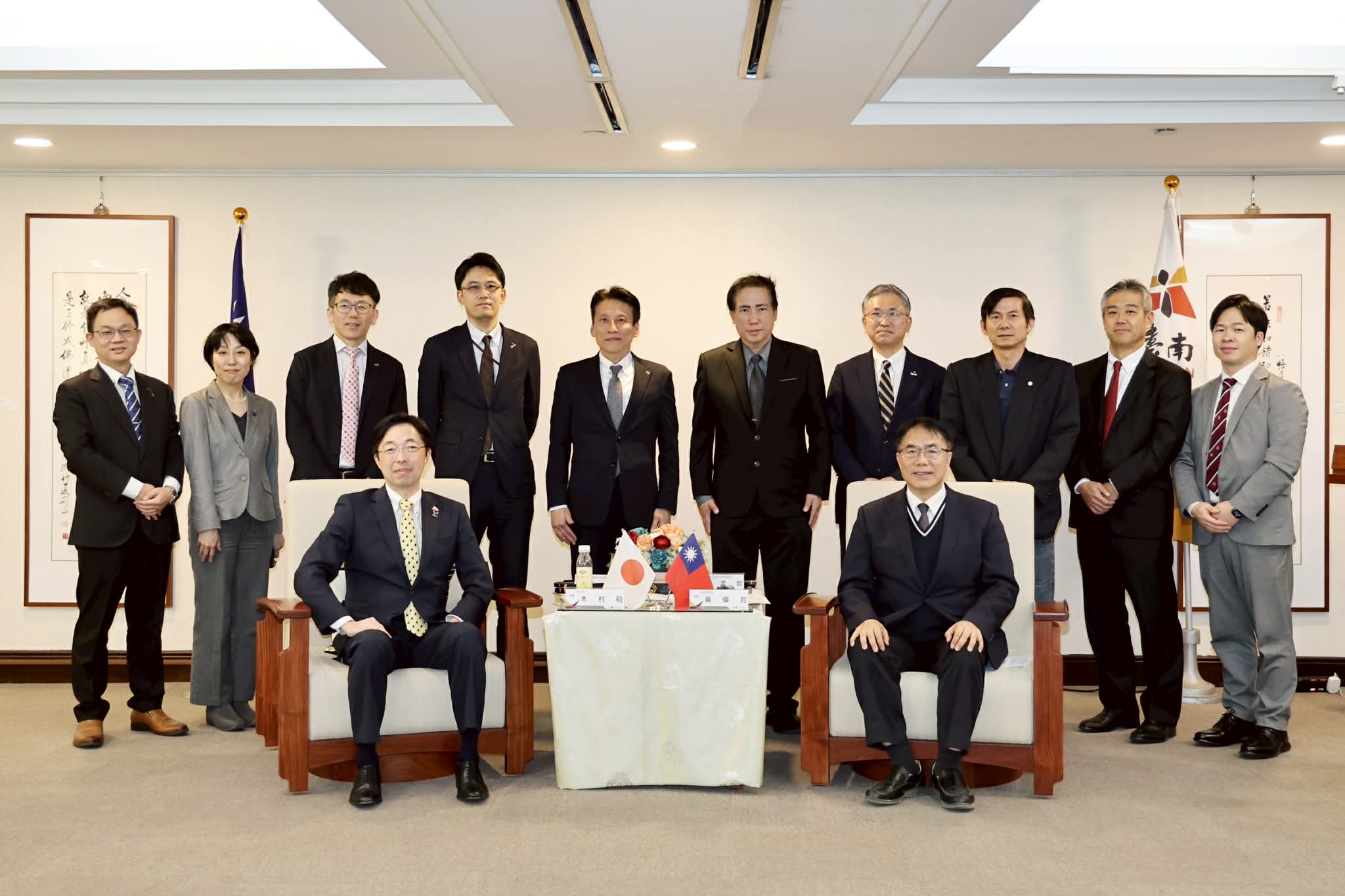 熊本縣木村敬知事率團拜會 台南熊本直航帶動多元合作