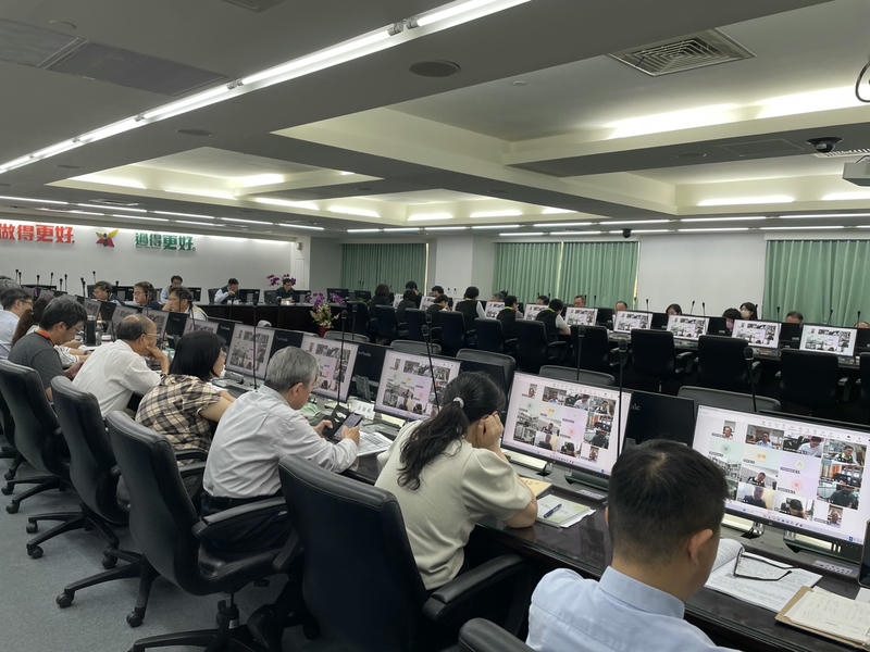 視訊串聯37區　臺南區長會議低碳高效