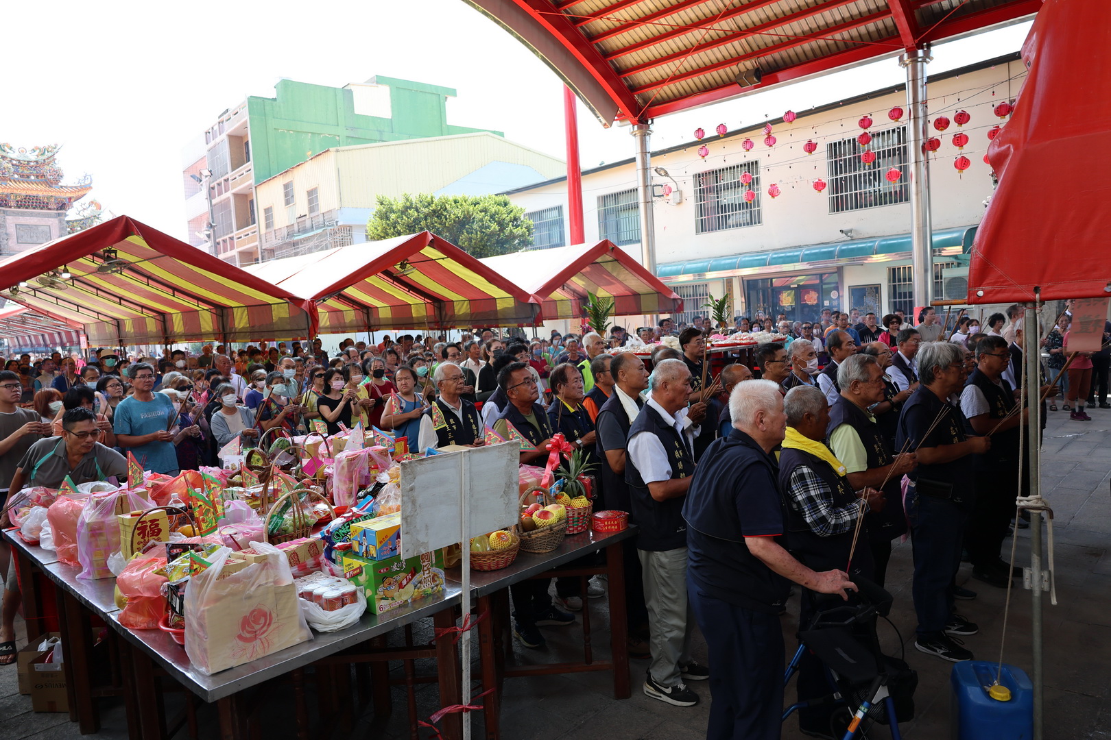 保生大帝台灣開基祖廟學甲慈濟宮舉辦中元普度大拜拜