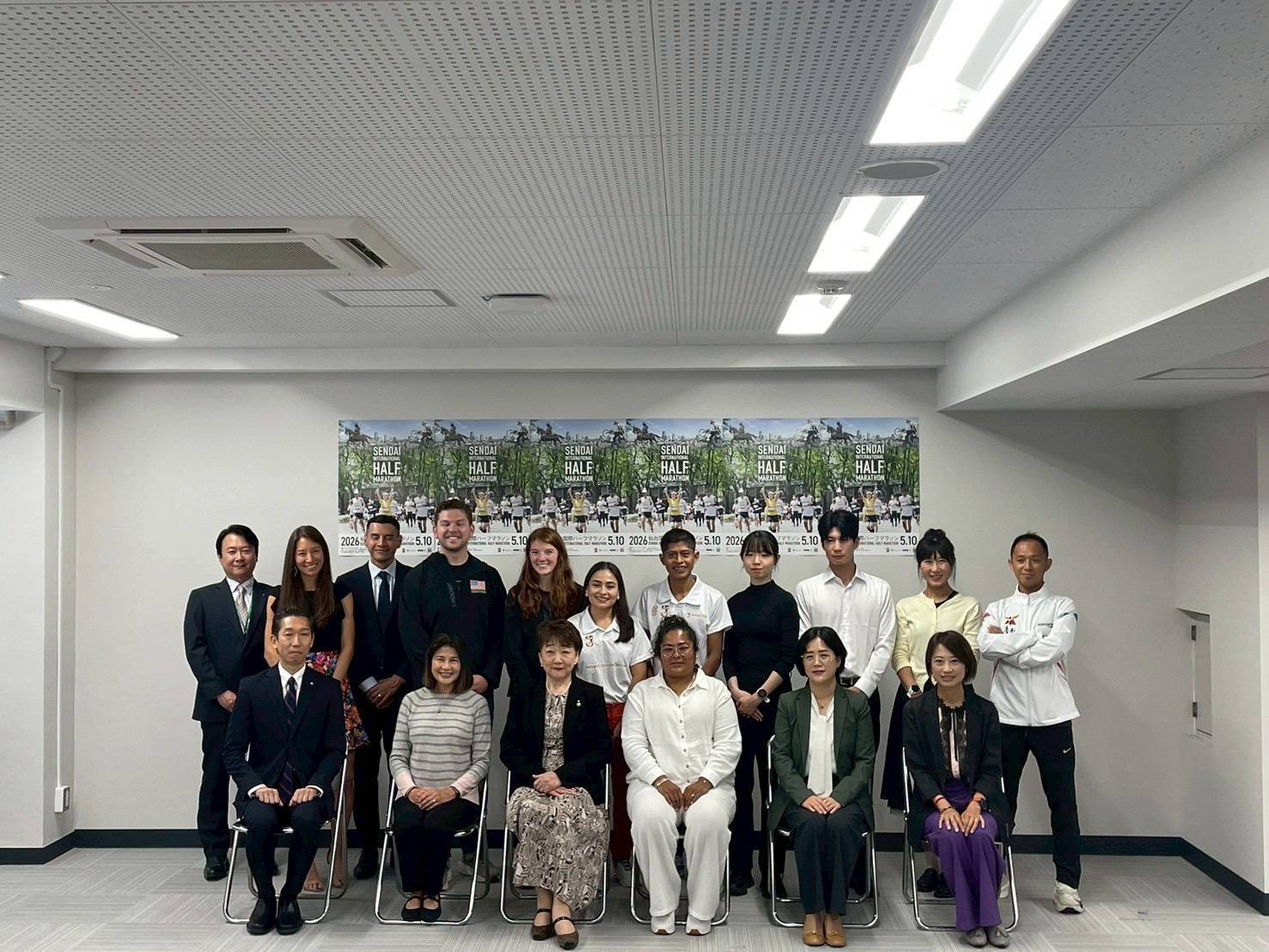 臺南市代表隊赴日本仙台參加2026仙台國際半程馬拉松　 深化友誼城市國際體育交流